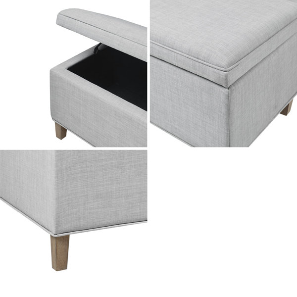 Martha Stewart Caymus Upholstered Flip Top Storage Bench & Reviews